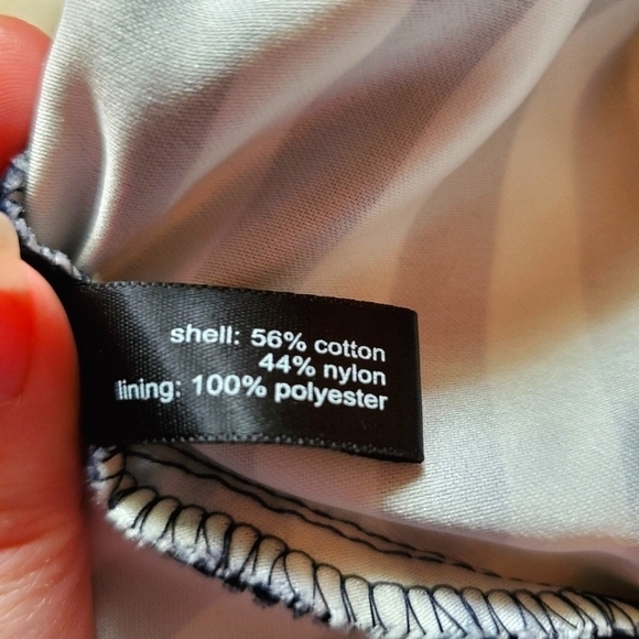 The Limited A-Line Lace with Striped Lining Skirt Size 12 - Picture 10 of 10